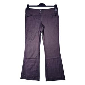 The Limited Drew Fit Brown Low Rise Womens Trousers Size 28